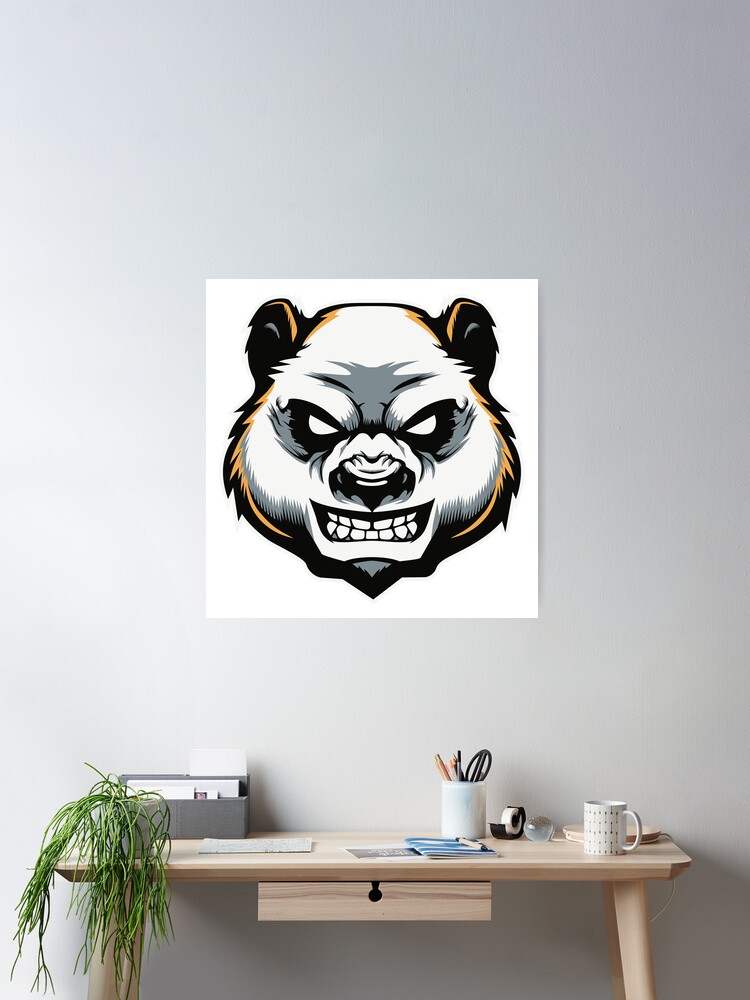 Angry Panda newest Poster Painting canvas 20*30inch