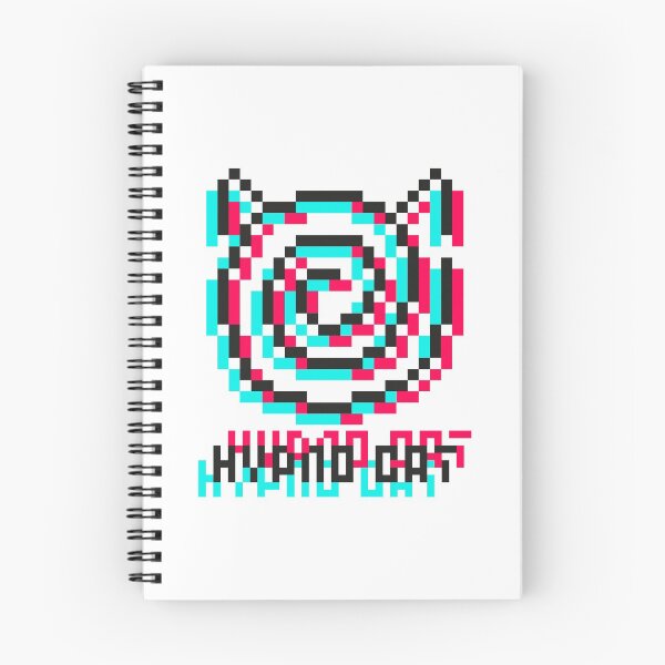 Item preview, Hypno Cat | Typo | Pixelart Hypnotising Cat  designed and sold by in-vectors.