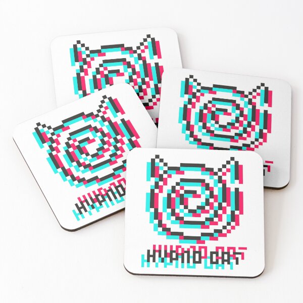 Item preview, Hypno Cat | Typo | Pixelart Hypnotising Cat  designed and sold by in-vectors.