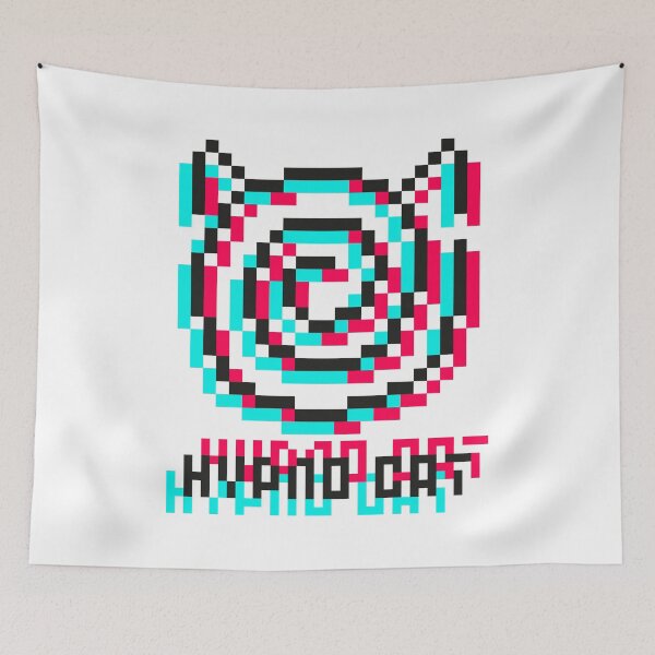 Item preview, Hypno Cat | Typo | Pixelart Hypnotising Cat  designed and sold by in-vectors.