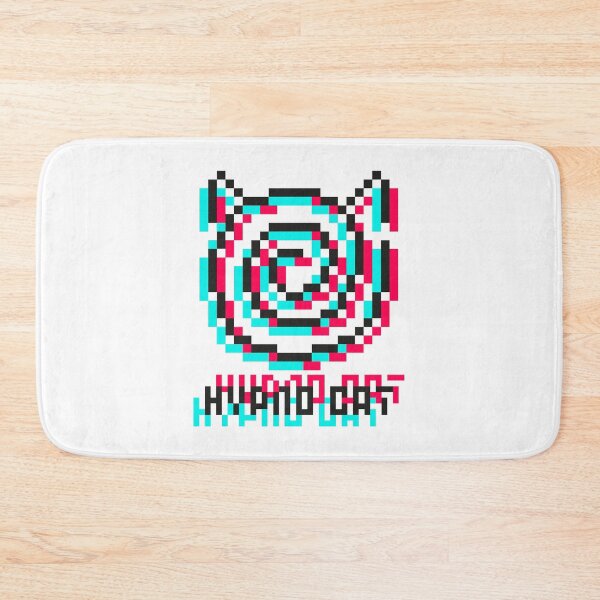 Item preview, Hypno Cat | Typo | Pixelart Hypnotising Cat  designed and sold by in-vectors.