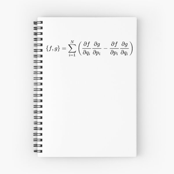 Item preview, poisson brackets, classical mechanics and physics designed and sold by NoetherSym.