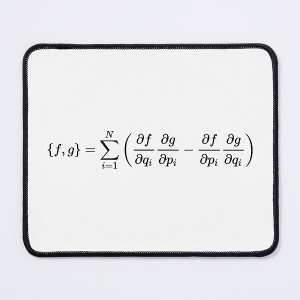 Item preview, poisson brackets, classical mechanics and physics designed and sold by NoetherSym.