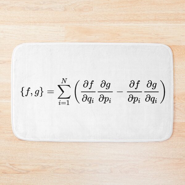 Item preview, poisson brackets, classical mechanics and physics designed and sold by NoetherSym.