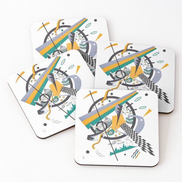 Item preview, Wassily Kandinsky Kleine Welten IV Abstract Art   designed and sold by WeAreGrotesque.