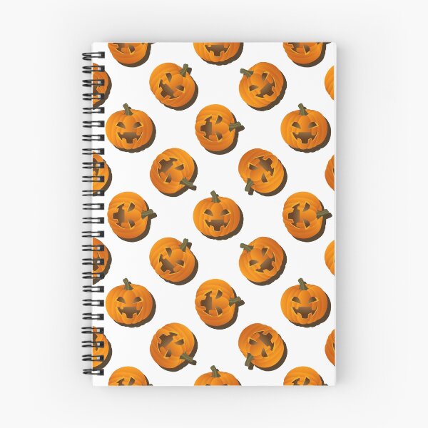 Item preview, Patrón de calabaza sobre un fondo blanco para Halloween designed and sold by Traida.