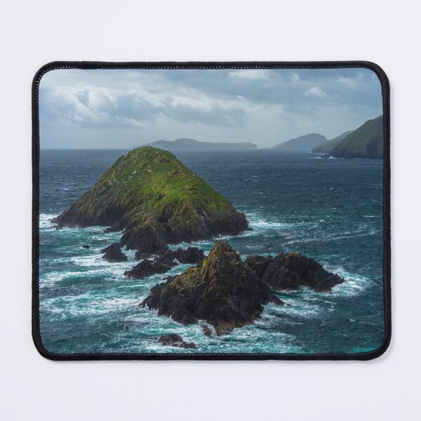 Item preview, Atlantic ocean, isles, cliffs, mountains and beautiful cloudy sky, this is the Dingle Peninsula on Ireland’s Wild Atlantic Way, southwest Atlantic coast designed and sold by AlbertMi.