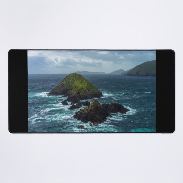 Item preview, Atlantic ocean, isles, cliffs, mountains and beautiful cloudy sky, this is the Dingle Peninsula on Ireland’s Wild Atlantic Way, southwest Atlantic coast designed and sold by AlbertMi.