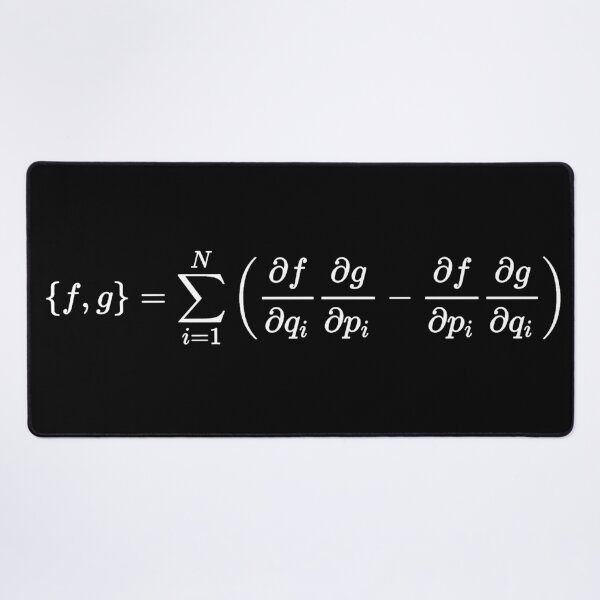 Item preview, poisson brackets, classical mechanics and physics designed and sold by NoetherSym.