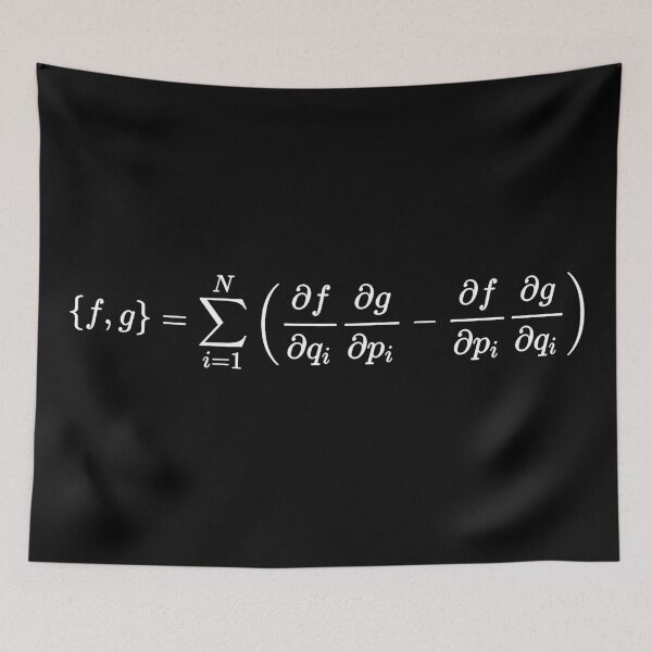 Item preview, poisson brackets, classical mechanics and physics designed and sold by NoetherSym.
