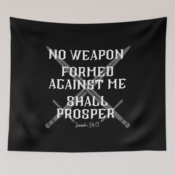 Item preview, No Weapon Formed Against Me Shall Prosper Isaiah 54:17 designed and sold by Cryptoballin123.