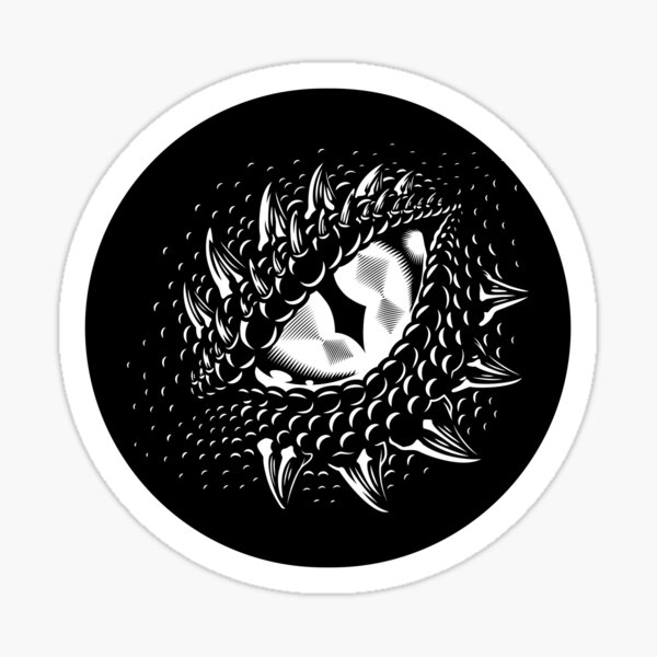 Eye Of Dragon - Mythical Creatures Sticker