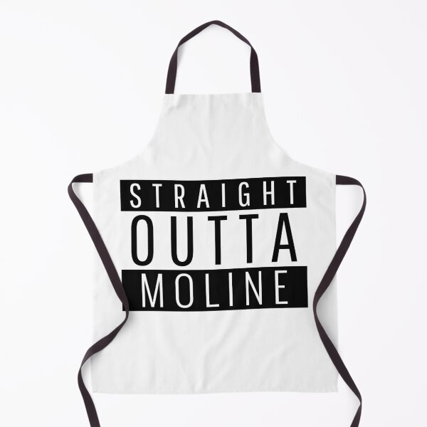 Item preview, Straight Outta Moline Illinois designed and sold by Teelogic.