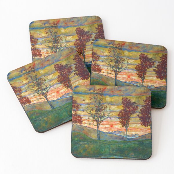 Item preview, Egon Schiele - Four trees (1917) designed and sold by Vivanne-art.
