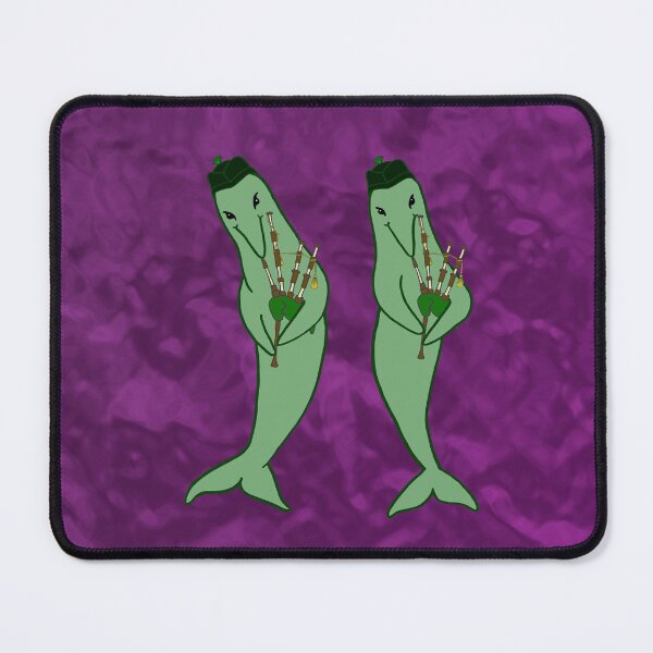 Item preview, Dolphins Playing the Bagpipes designed and sold by Moti Black.