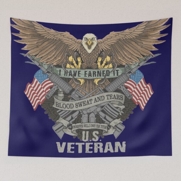 Item preview, "U.S. Veteran Blood Sweat and Tears" designed and sold by bohokitty.