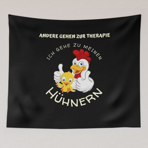 Item preview, Chicken Therapy Funny Farmer Poultry Farmer designed and sold by der-faun.