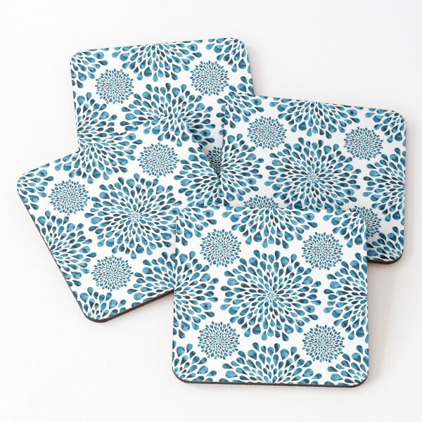 Item preview, Blue Floral pattern designed and sold by Swags.