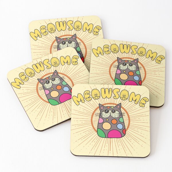 Item preview, Meowsome doodle cat II designed and sold by Kidzz.