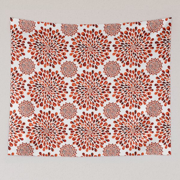 Item preview, Red Floral Pattern designed and sold by Swags.