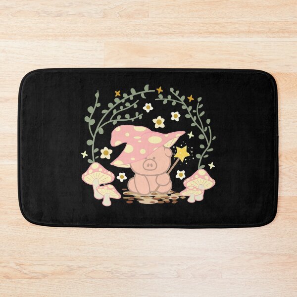 Item preview, A Magical Cute Kawaii Pig Cottage core Aesthetic: Halloween Cute Kawaii Pig waving a Magic Wand designed and sold by AxelGreen72.