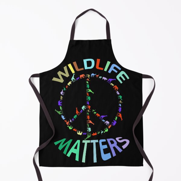 Item preview, Colorful wildlife matters design of a peace sign with wildlife animals. Protect the wildlife! designed and sold by NobelFashion.