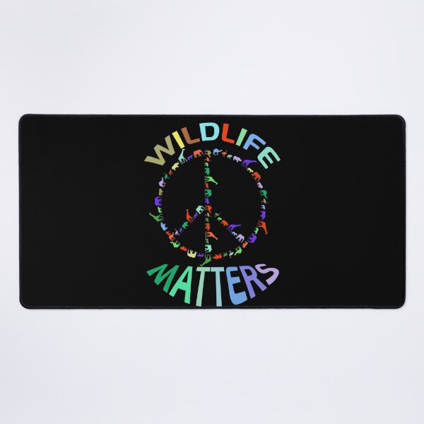 Item preview, Colorful wildlife matters design of a peace sign with wildlife animals. Protect the wildlife! designed and sold by NobelFashion.
