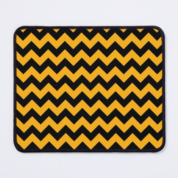 Item preview, Large Pale Pumpkin Orange and Black Halloween Chevron Stripes  designed and sold by Creepyhollow.