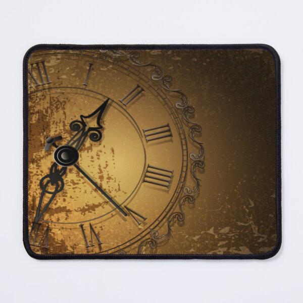 Item preview, Digitalised Antique clock with Vintage Background designed and sold by WearWolfDesigns.