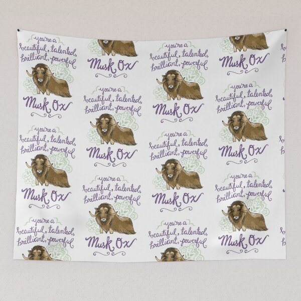 Item preview, Beautiful musk ox designed and sold by cocainecoleman.