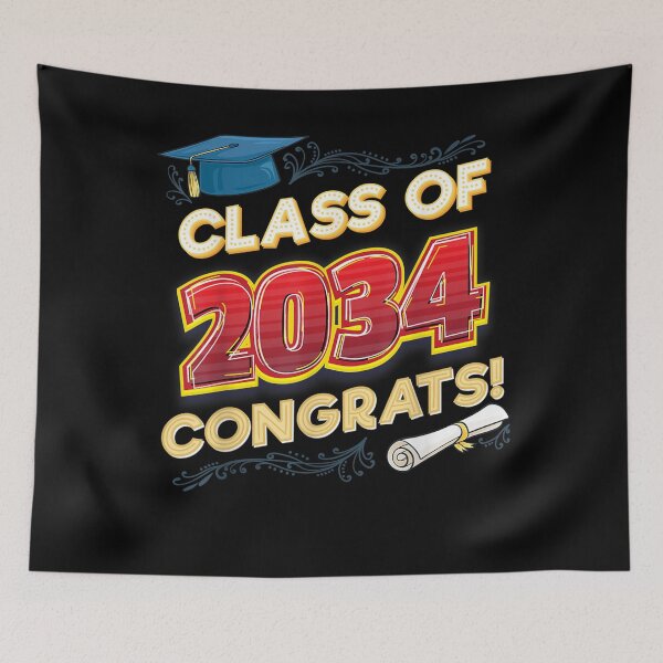 Item preview, Class of 2034 handprint shirt Grow With Me Preschool Boy Tee  designed and sold by GerdaShop.