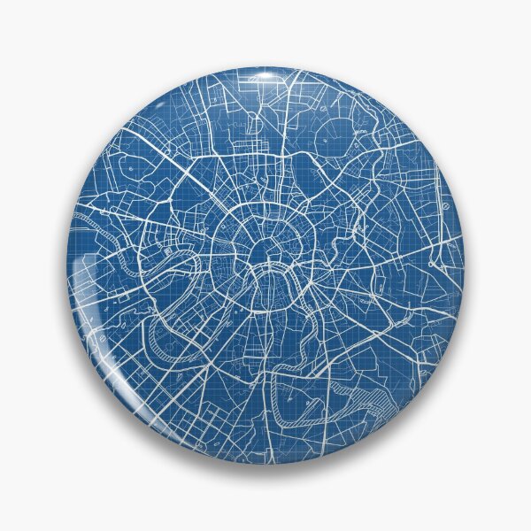 Item preview, Moscow City Map of Russia - Blueprint designed and sold by deMAP.