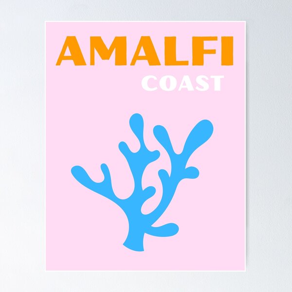 Item preview, Amalfi Coast Print designed and sold by Ansley Glover.