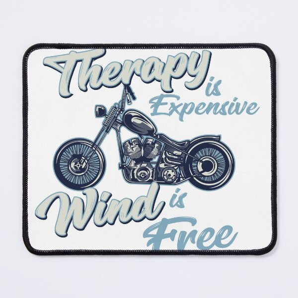 Item preview, Therapy is expensive wind is free bike lover designed and sold by roboartpixel.