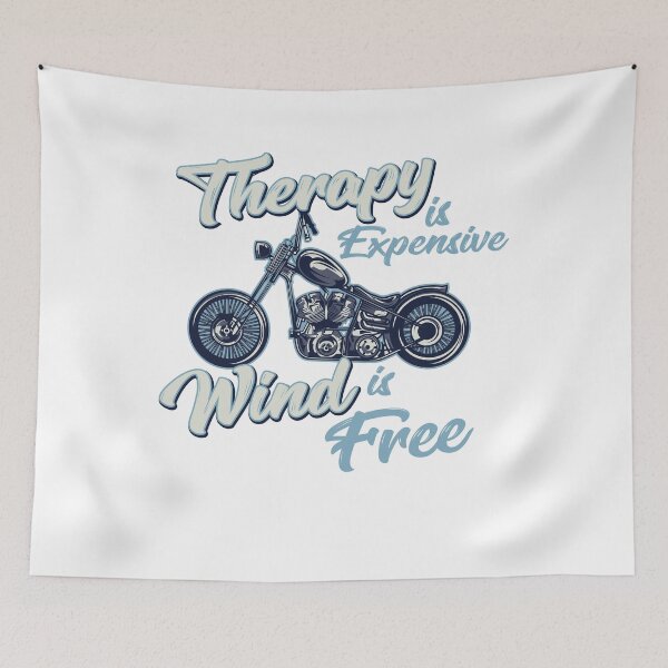 Item preview, Therapy is expensive wind is free bike lover  designed and sold by roboartpixel.