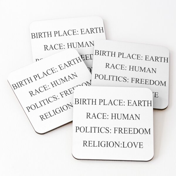 Item preview, Birthplace:Earth Race:Human Politics:Freedom Religion:Love designed and sold by _SHERTY_.