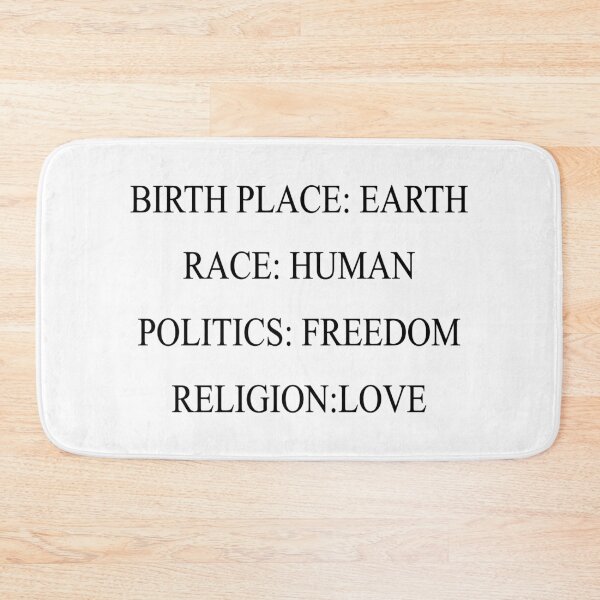 Item preview, Birthplace:Earth Race:Human Politics:Freedom Religion:Love designed and sold by _SHERTY_.