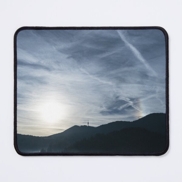 Item preview, Silver Mist and Rainbow Sundog - A Beautiful Mountain View designed and sold by Georgia Mizuleva.