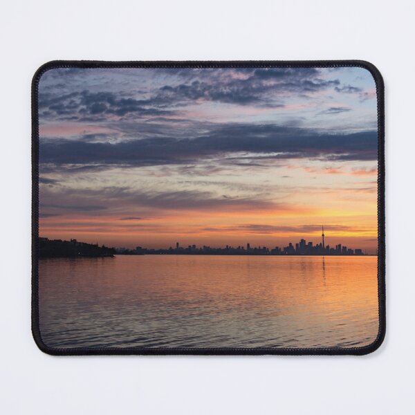 Item preview, One Fine View - Rainbow Colored Skies Over Toronto at Dawn designed and sold by Georgia Mizuleva.