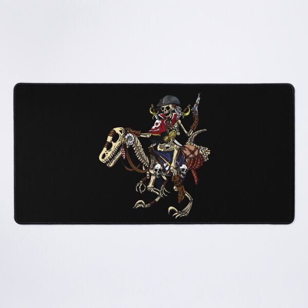 Item preview, Skeleton Pirate Riding T-Rex Dinosaur designed and sold by underheaven.