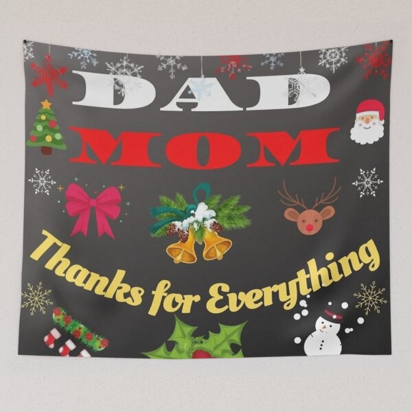 Item preview, Happy Christmas Dad and Mom designed and sold by Rritu.