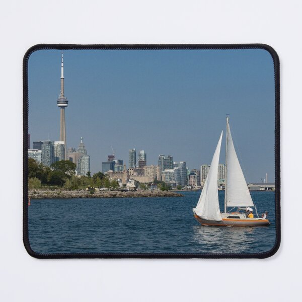Item preview, Hot Summer - Toronto Skyline and a Sailboat designed and sold by Georgia Mizuleva.