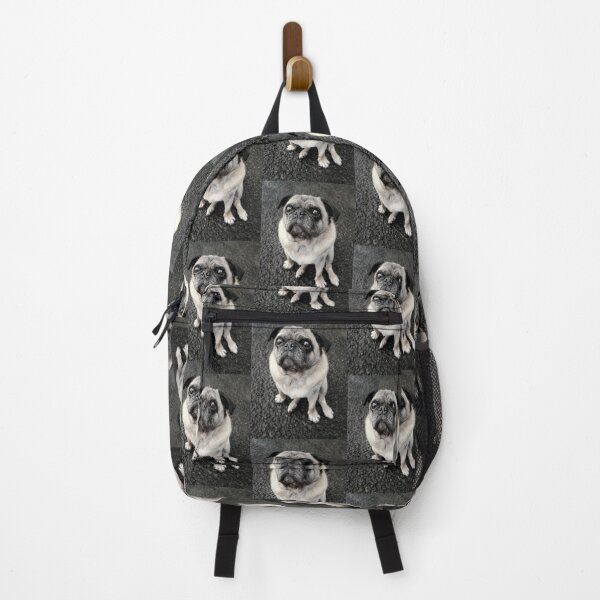 Item preview, Cute pug dog standing at attention ready for food designed and sold by Geoff Wols.