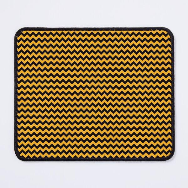 Item preview, Small Pale Pumpkin Orange and Black Halloween Chevron Stripes  designed and sold by Creepyhollow.