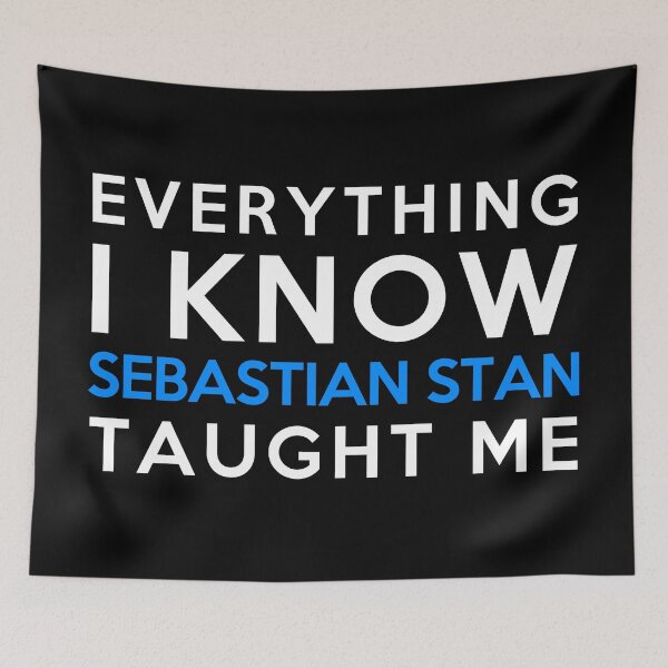Item preview, Everything i know - Sebastian Stan designed and sold by 2Girls1Shirt.