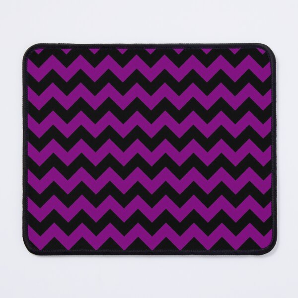 Item preview, Large Zombie Purple and Black Halloween Chevron Zig Zag Stripes designed and sold by Creepyhollow.