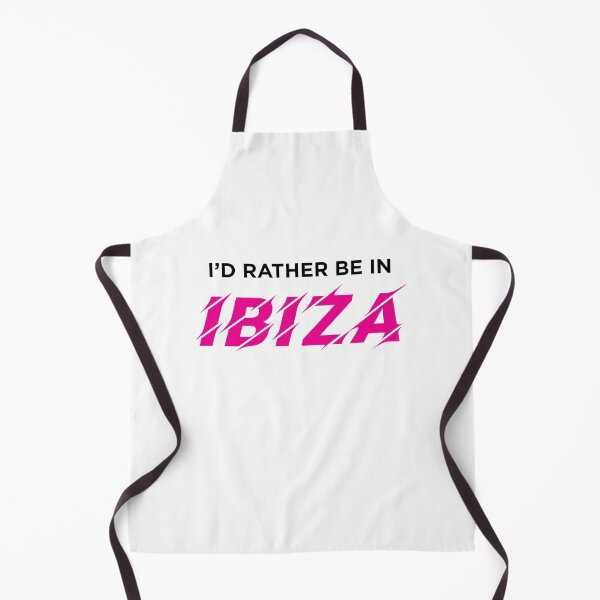 Item preview, I'd Rather Be In IBIZA (Pink on White) designed and sold by STUDIO-72.