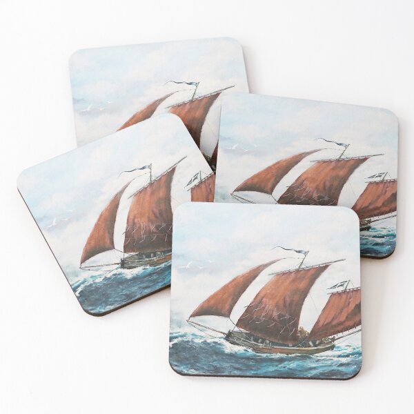 Item preview, Cornish Lugger on Rough Seas designed and sold by Jan Suchacki.