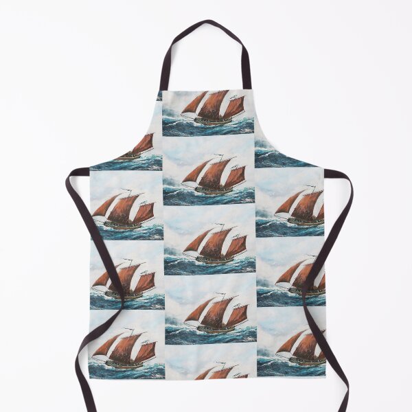 Item preview, Cornish Lugger on Rough Seas designed and sold by Jan Suchacki.