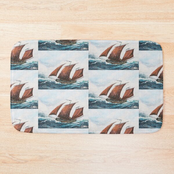 Item preview, Cornish Lugger on Rough Seas designed and sold by Jan Suchacki.